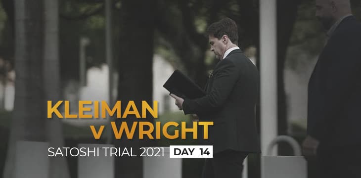 Kleiman gegen Wright Zusammenfassung Tag 14: Craig Wright wieder im Zeugenstand
