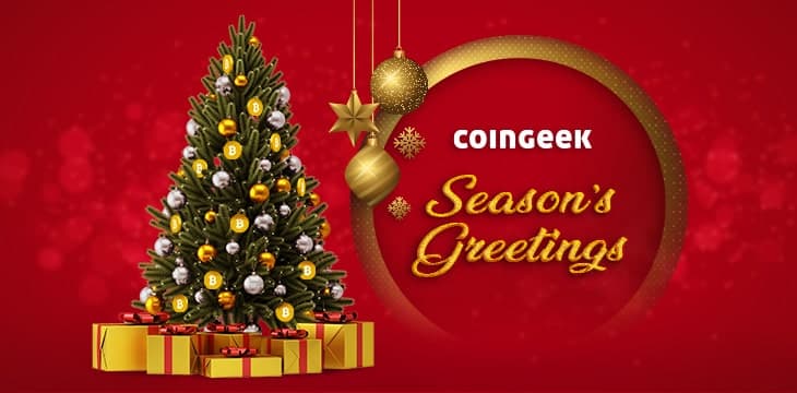 Frohe Feiertage von uns allen bei CoinGeek