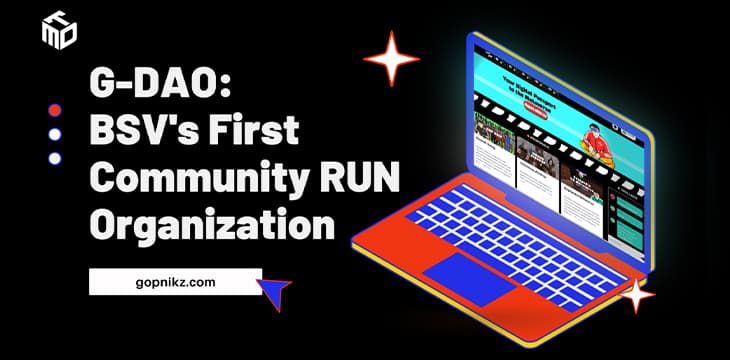 G-DAO: BitCoins erste Organisation der RUN-Community